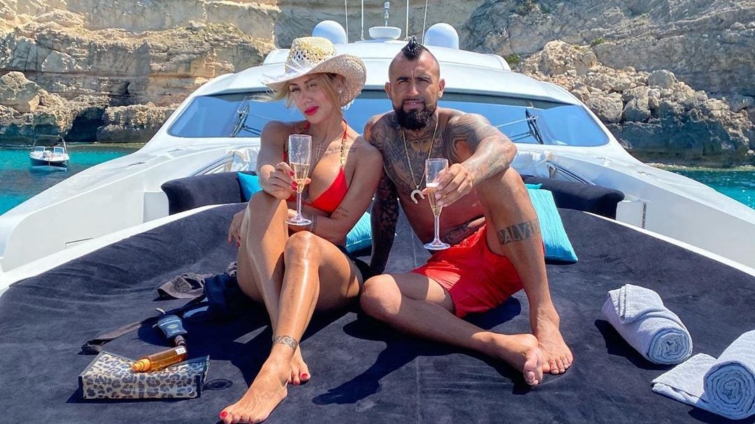 Sonia Isaza y Arturo VIdal
