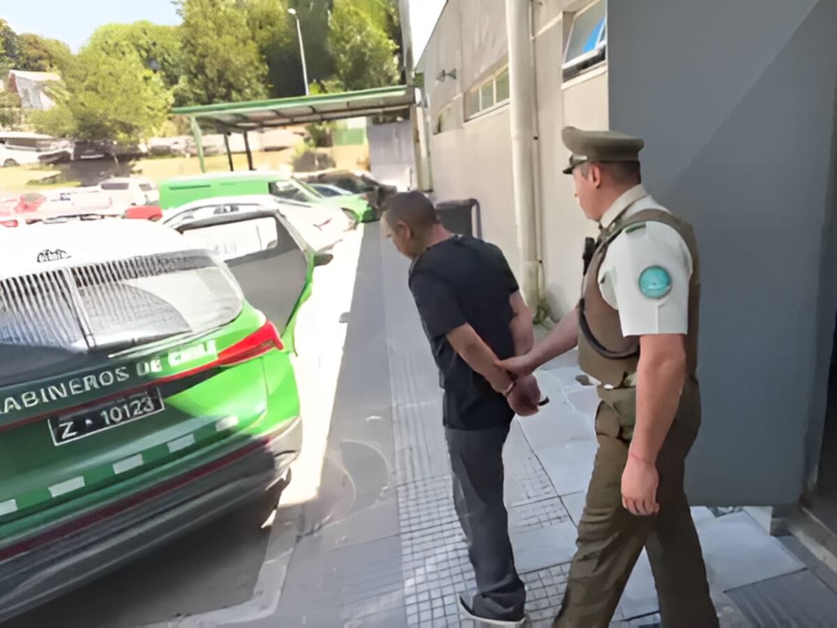 Hombre es detenido en Lota por golpear y amenazar de muerte a su pareja: tiene un amplio prontuario policial