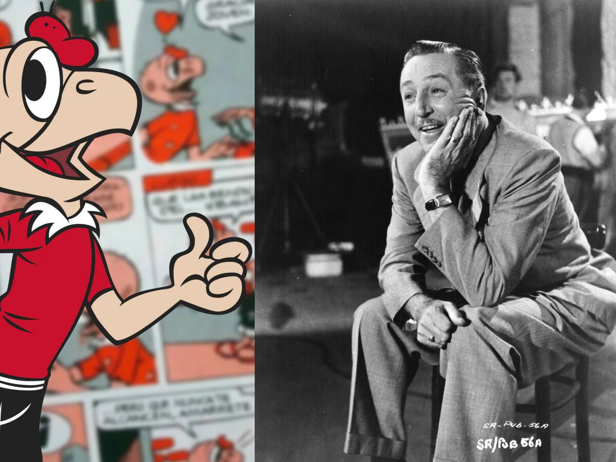 La polémica visita de Walt Disney a Chile que fue determinante para la creación de Condorito