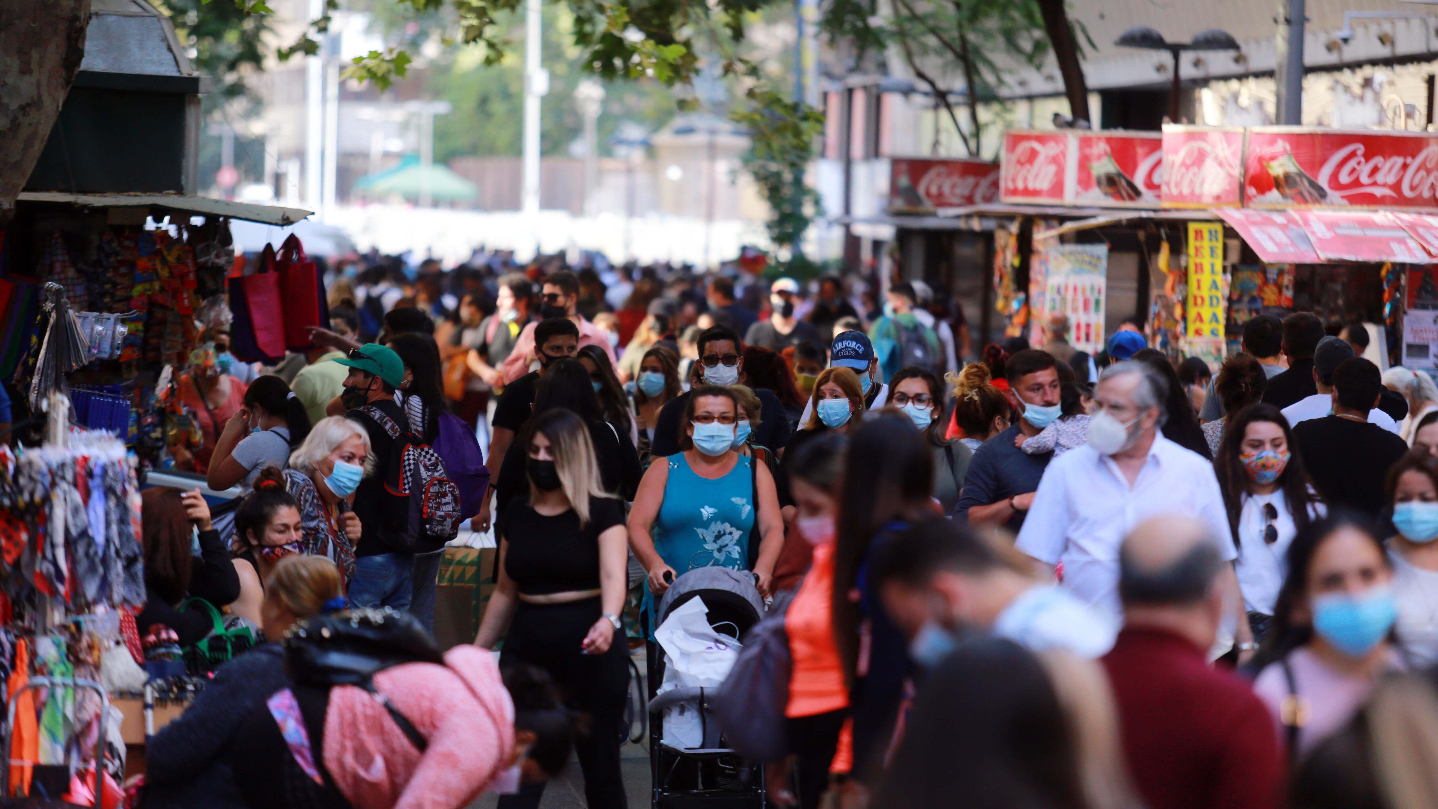 Transeúntes en región Metropolitana