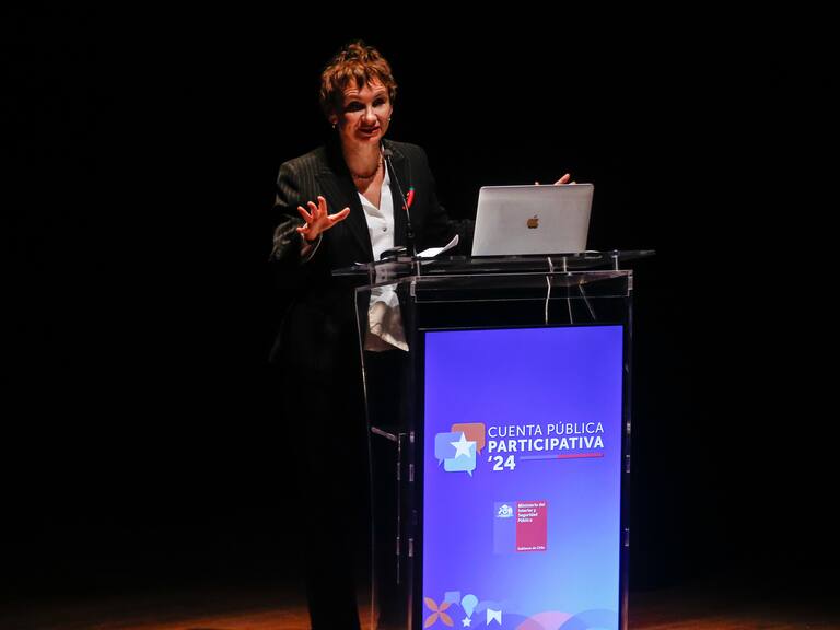 Agencia Uno | La ministra del Interior, Carolina Tohá, presenta la Cuenta Pública Participativa 2024 de la cartera