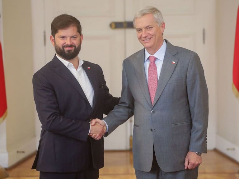 Presidente Gabriel Boric recibe en La Moneda a José Antonio Kast en La Moneda