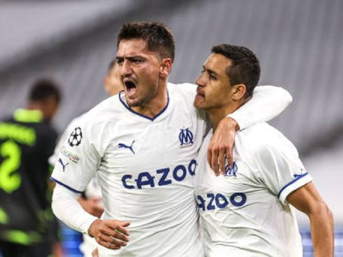 El Olympique de Marsella logró heroico triunfo ante el Mónaco de Maripán con tremendo golazo de Alexis Sánchez