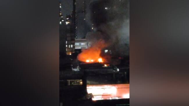Incendio de gran magnitud en cité