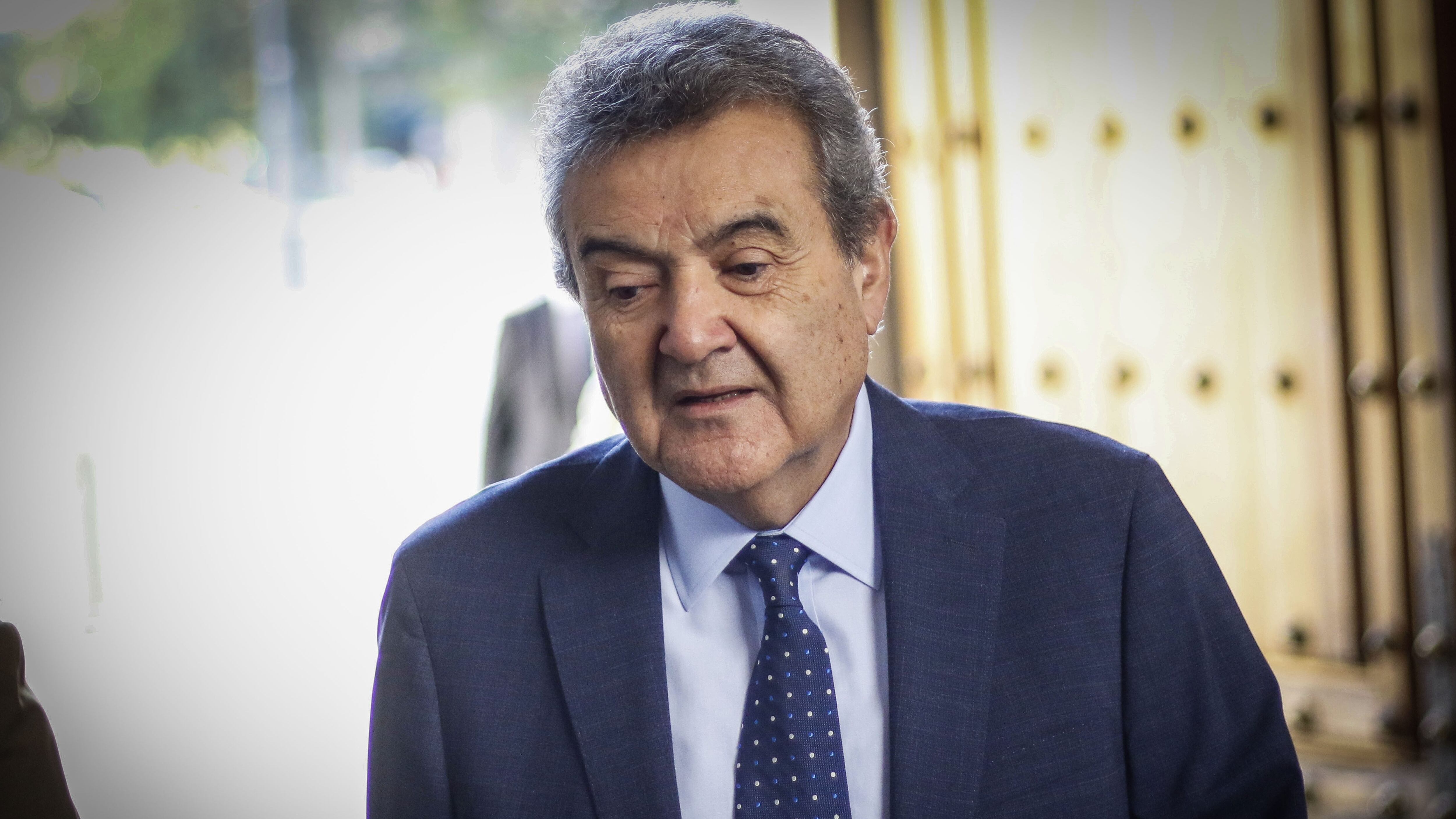 26 de febrero del 2020/SANTIAGOGuillermo Silva, Presidente de la Corte Suprema, llega al Palacio de la Moneda, para reunise con el Presidente de la Republica.
FOTO: SEBASTIAN BELTRAN GAETE/AGENCIAUNO