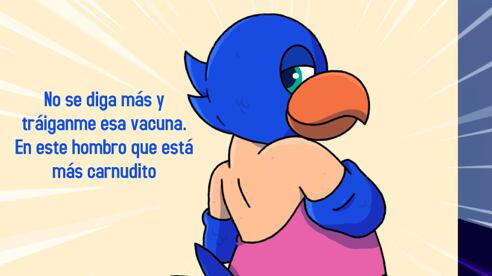 Contralorito campaña a favor de la vacunación contra el Covid