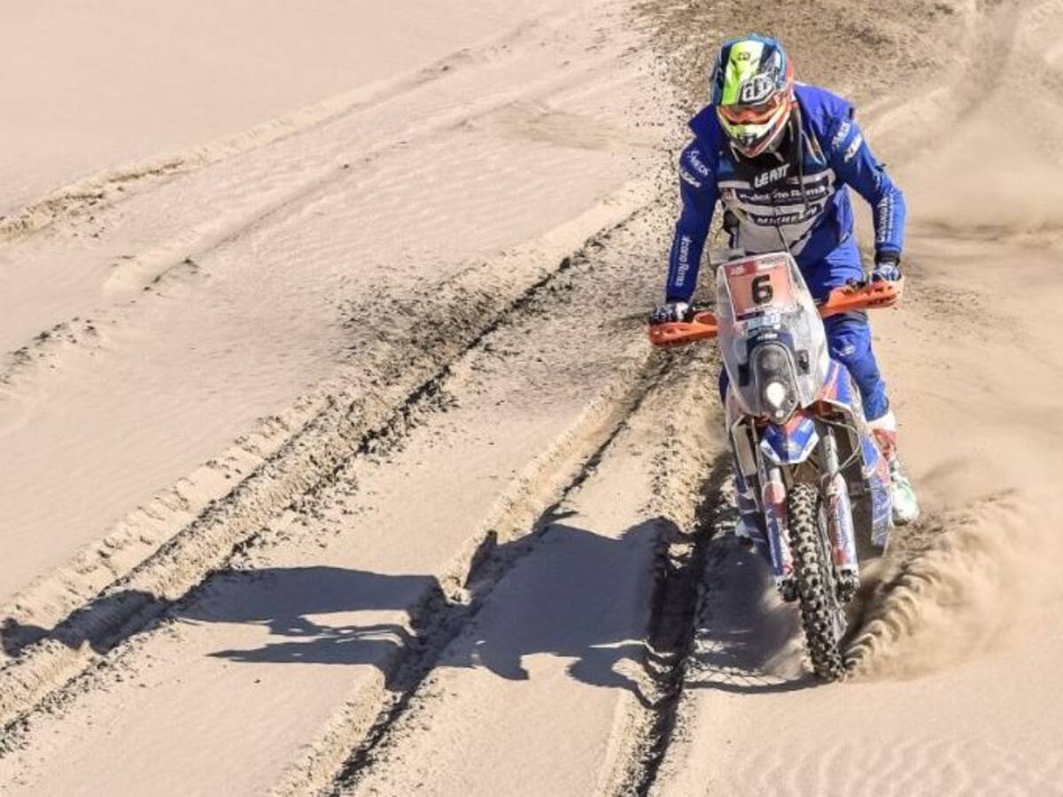 Giorgio Carboni fue tercero en el Campeonato Sudamericano de la Federación Internacional de Motociclismo