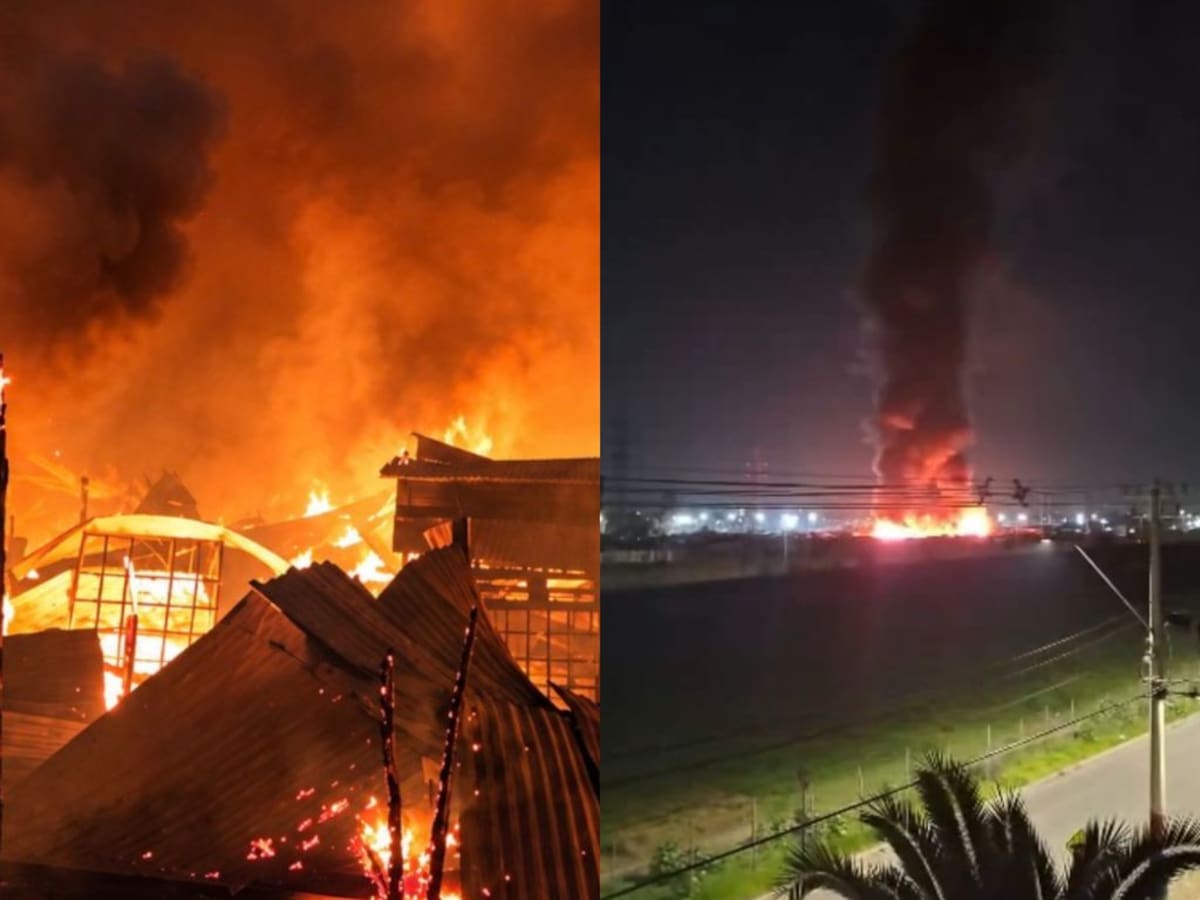 Incendio de gran magnitud afecta campamento en Maipú y Cerrillos: emergencia fue declarada tercera alarma