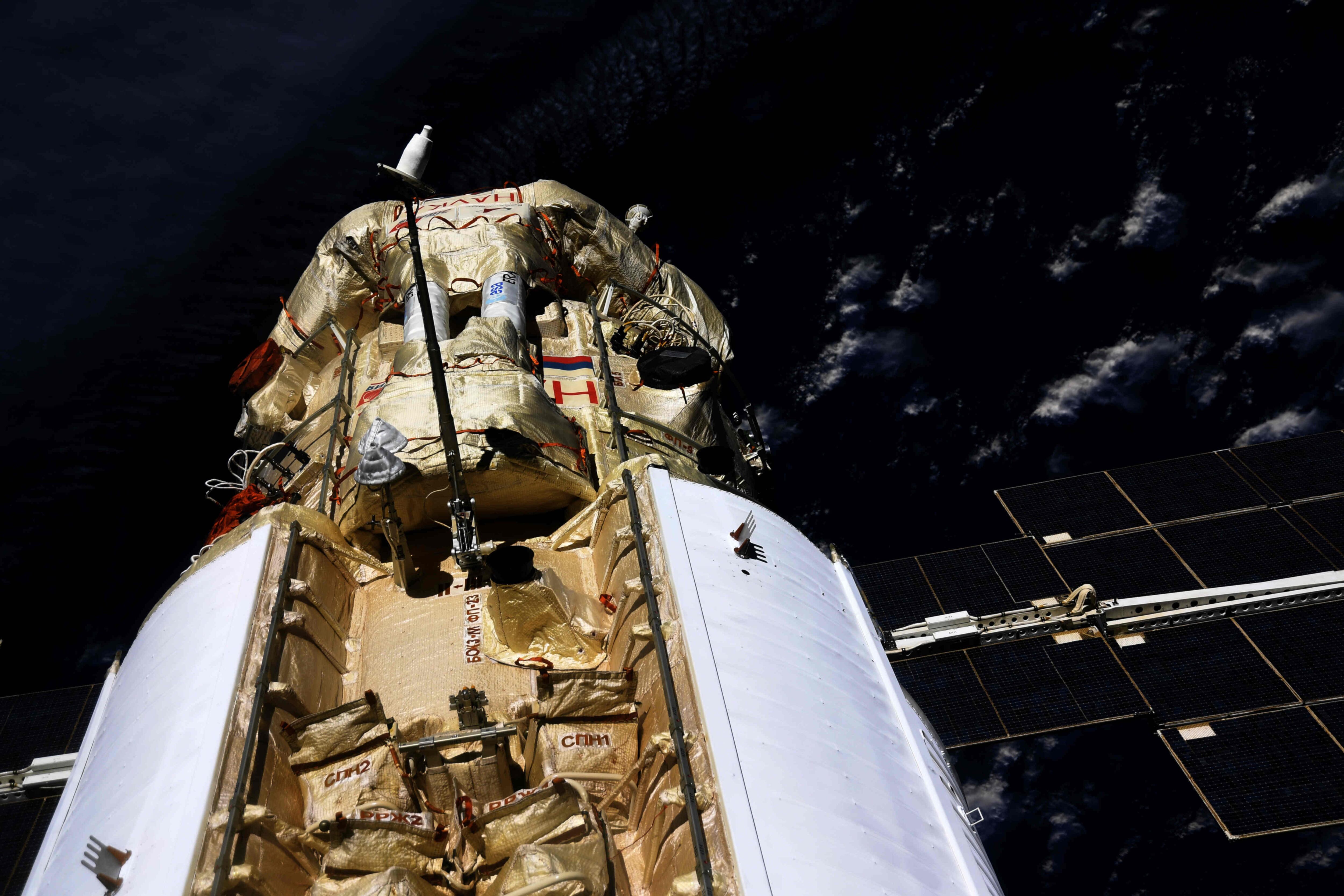 El módulo Nauka llega a la Estación Espacial Internacional