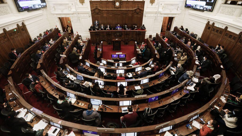 14 de Septiembre de 2021/SANTIAGOVista de la sesión nro20,en cual se vota los dos tercios que está en polémica en el Ex Congreso Nacional, durante una nueva jornada de la Convención Constitucional.
FOTO:CRISTOBAL ESCOBAR /AGENCIAUNO
