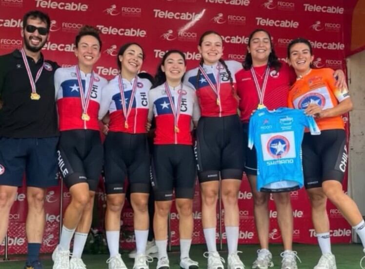 Team Chile de ciclismo femenino gana la competencia por equipos en la Vuelta a Costa Rica