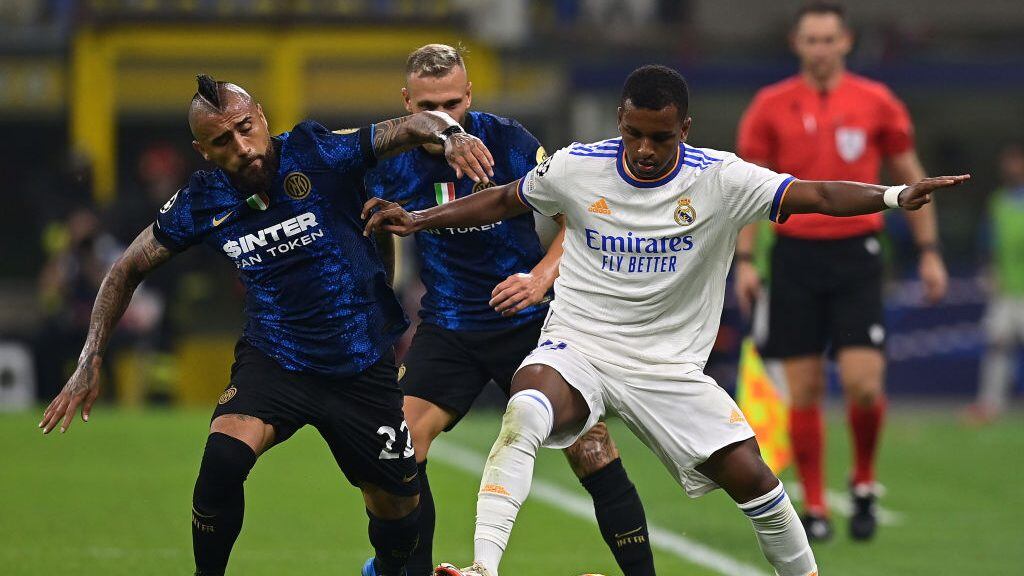 Arturo Vidal no pudo evitar la derrota del Inter de Milán ante el Real Madrid en Champions