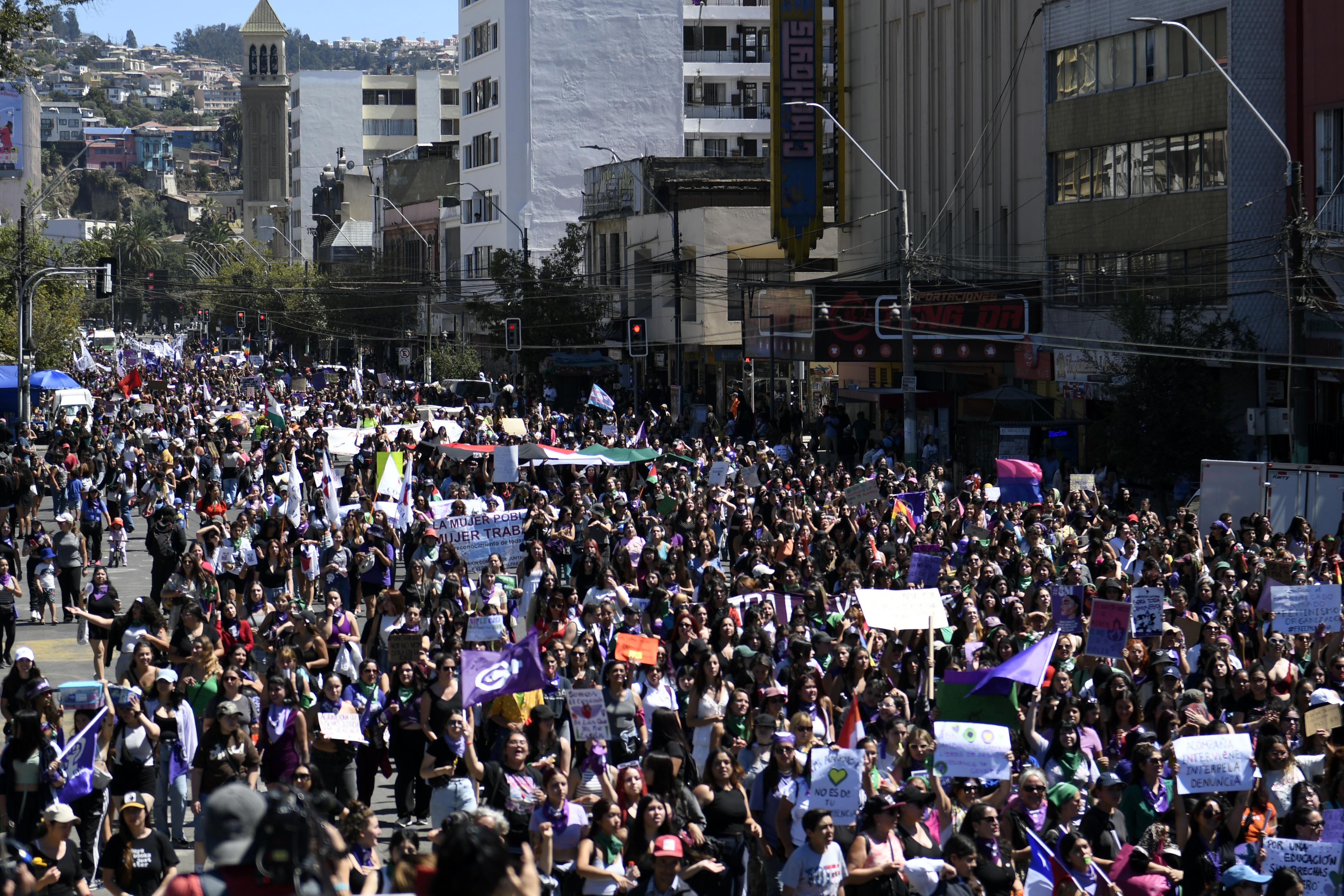 Agencia Uno | Marcha 8M en Valparaíso