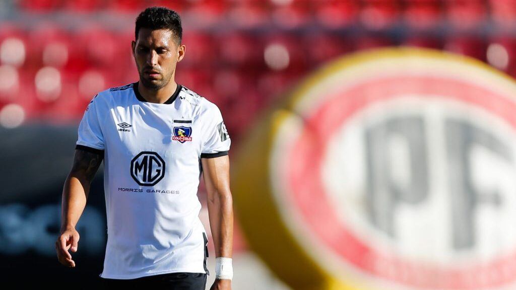 9 de Febrero del 2020/SANTIAGOJuan Manuel Insaurralde ,durante el partido valido por la tercera fecha del campeonato AFP Plan Vital 2020 entre Audax Italiano vs Colo Colo, disputado en el Estadio Nacional.
FOTO:JAVIER VERGARA/AGENCIAUNO