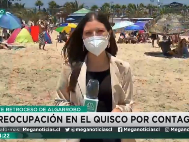 «Cara pálida» en la playa: Chascarro en vivo hizo reír durante noticiero