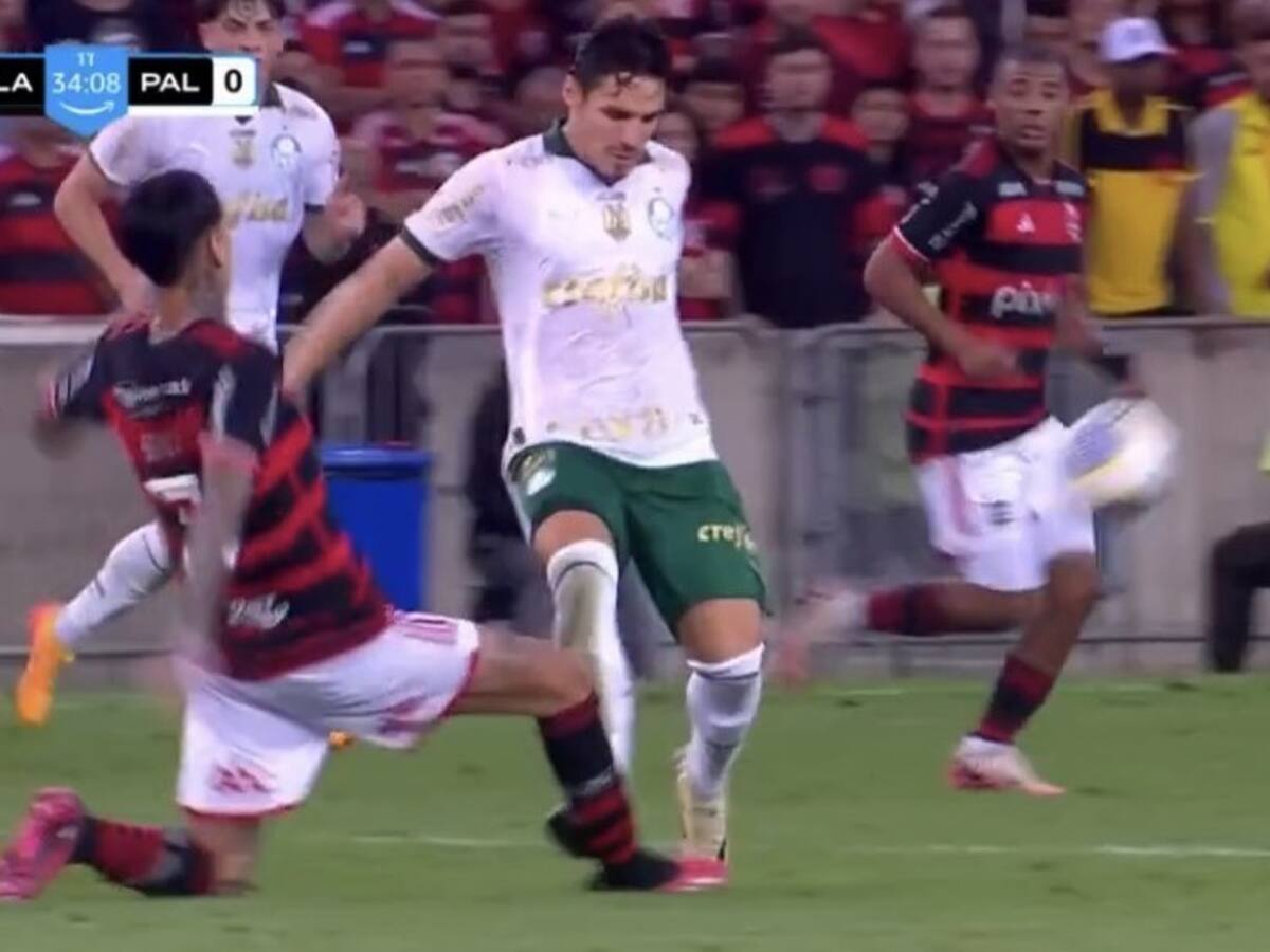 Terrible: Erick Pulgar muestra cómo le quedó el tobillo tras recibir brutal planchazo de defensa del Palmeiras