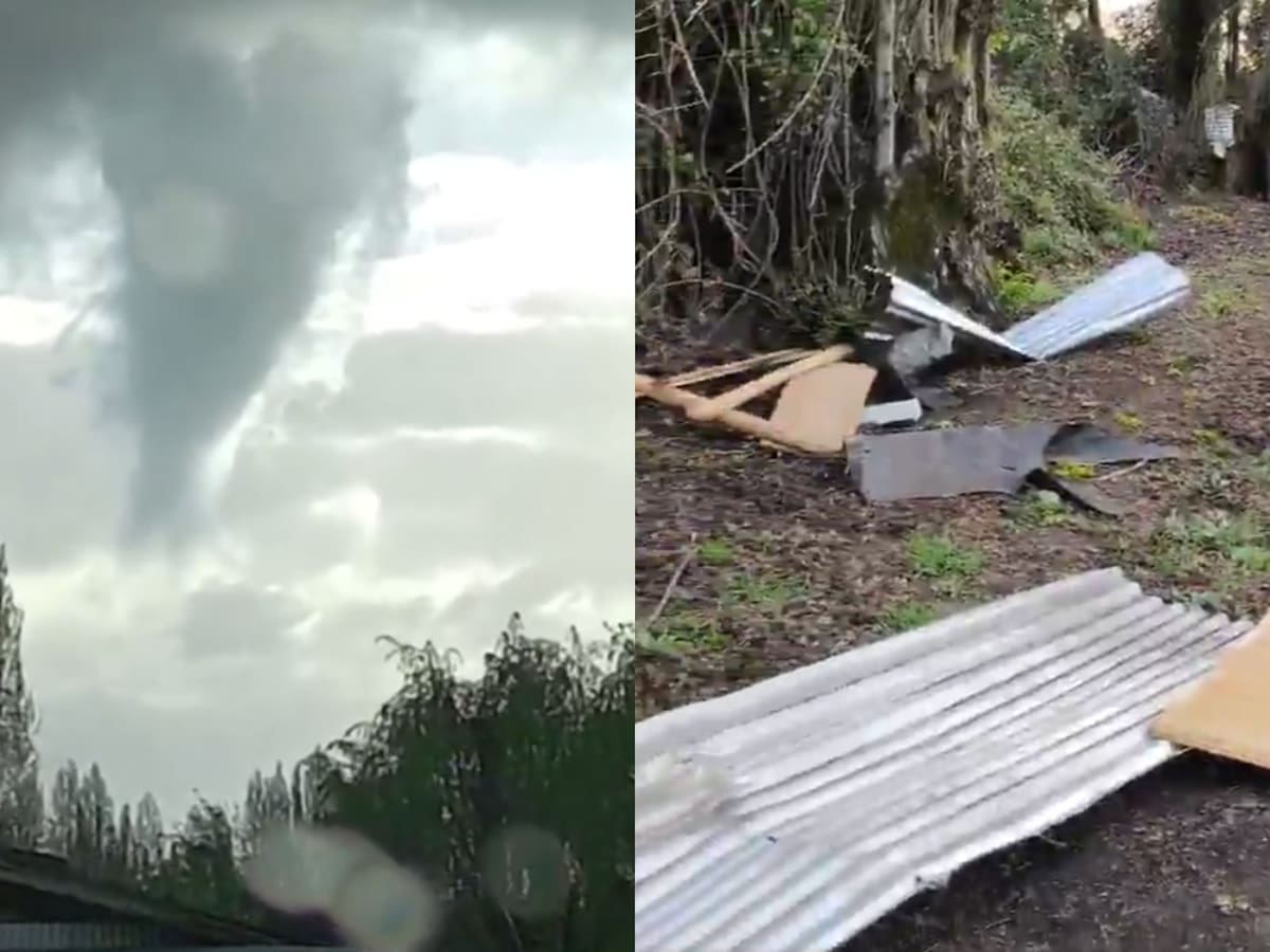 “Los mismos vecinos trataron...”: los relatos tras paso de tornado en Longaví que dejó casas dañadas