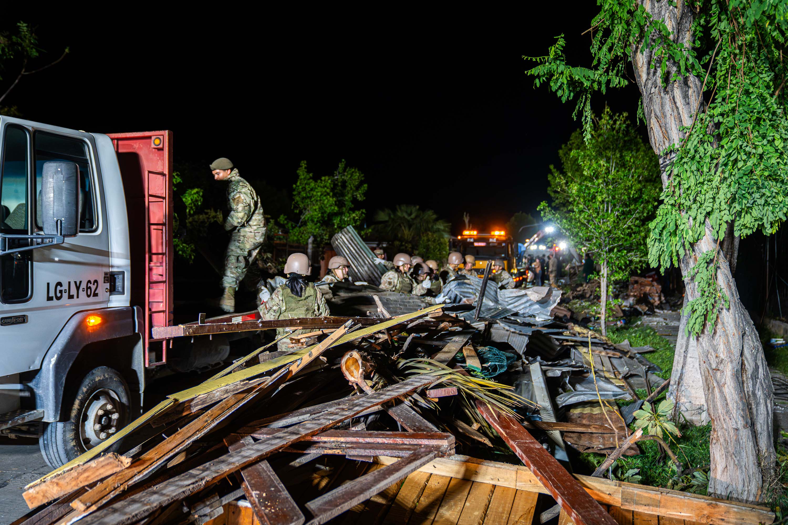 Parte de los daños que dejó el tornado en Requínoa | Agencia UNO