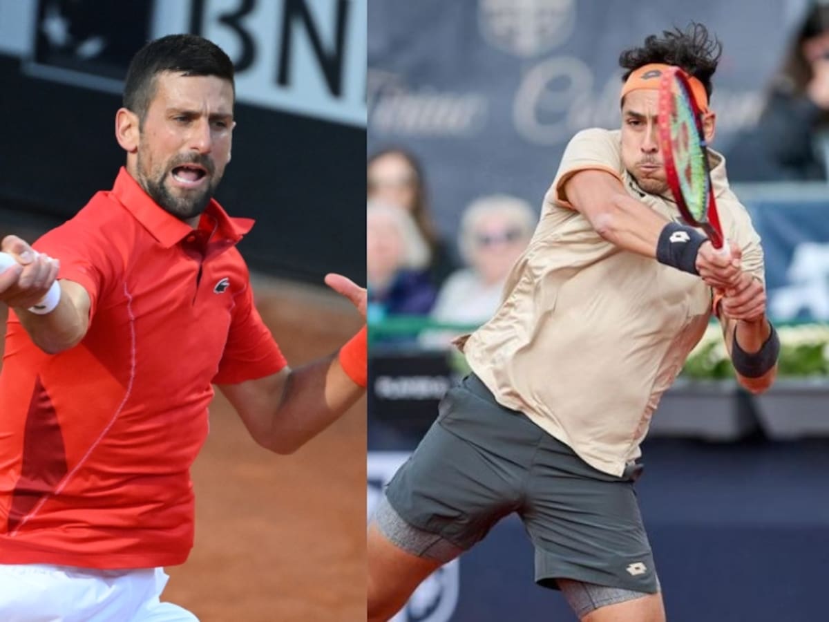 Alejandro Tabilo ya tiene horario para desafiar este domingo a Novak Djokovic en Roma