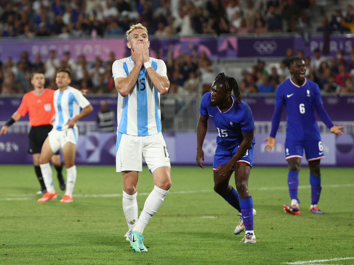 Francia se cobra revancha y elimina a Argentina para avanzar a semifinales en el fútbol de París 2024