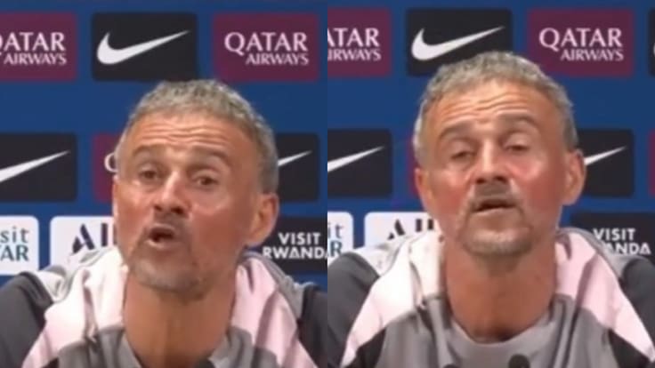 Luis Enrique y su viral respuesta ante cuestionamientos por su juego: “Opiniones de mier...”
