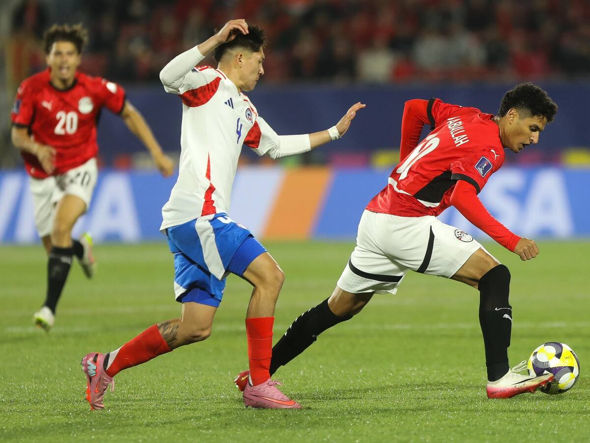 Chile sigue sin convencer y Egipto lo derrota en los descuentos por el Mundial Sub 20
