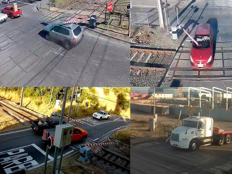 «Conductas temerarias»: EFE libera impactantes videos de conductores irresponsables tras accidente de Biotren