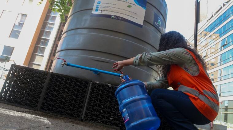 Corte de agua en Santiago