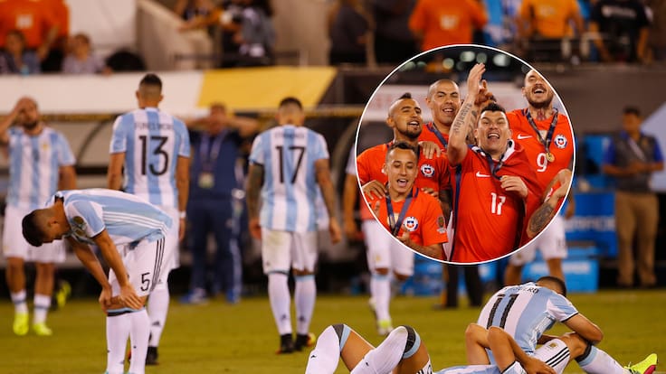 Agüero y Lavezzi recuerdan el día en que Chile hizo llorar a Argentina: “Lloramos todos; esa final nos destrozó”