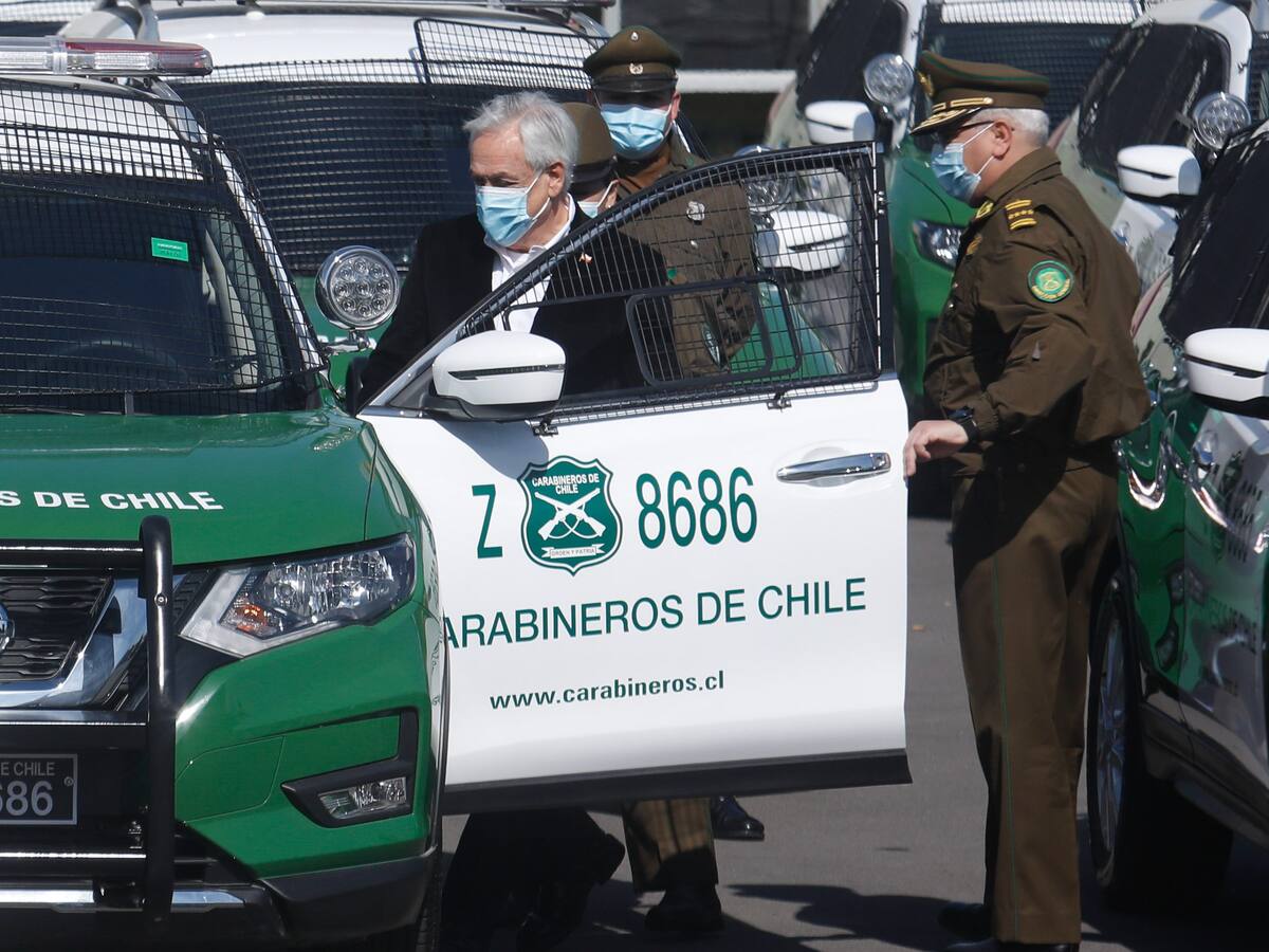 Presidente Piñera anunció compra de más de 600 vehículos para reforzar Carabineros