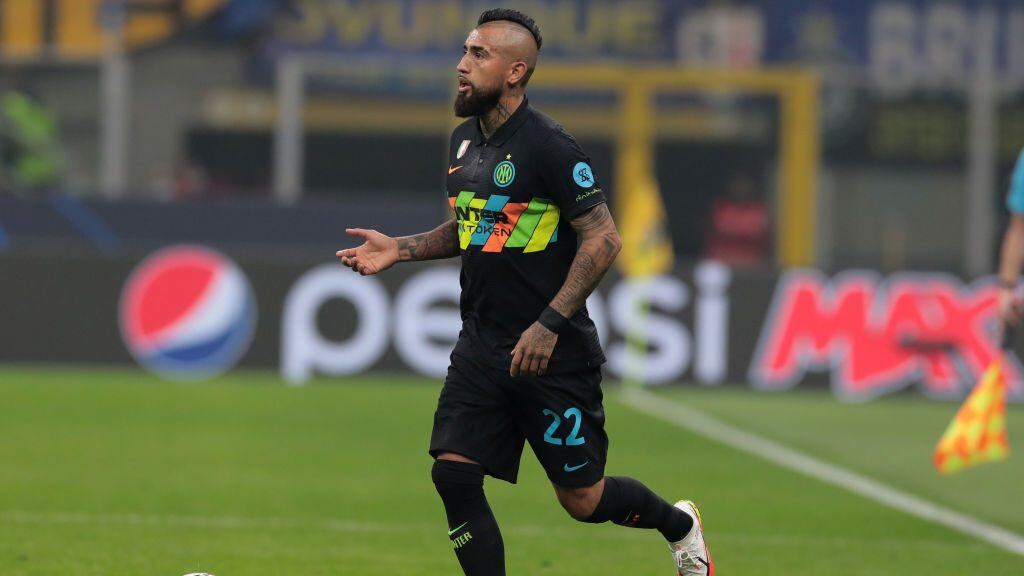 El gol de Arturo Vidal por Champions League, en su regreso a la titularidad en Inter de Milan