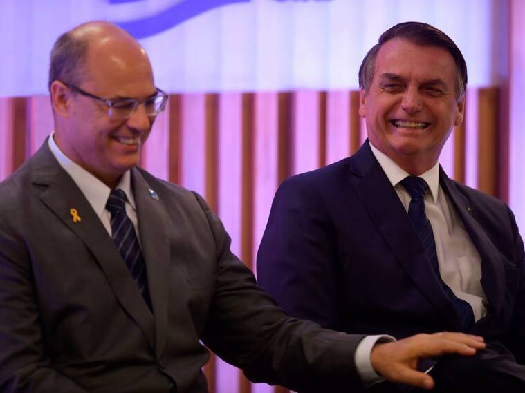 Wilson Witzel junto a Jair Bolsonaro en 2019