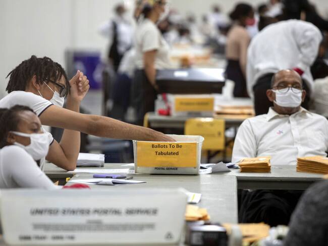 El conteo de los votos en EEUU