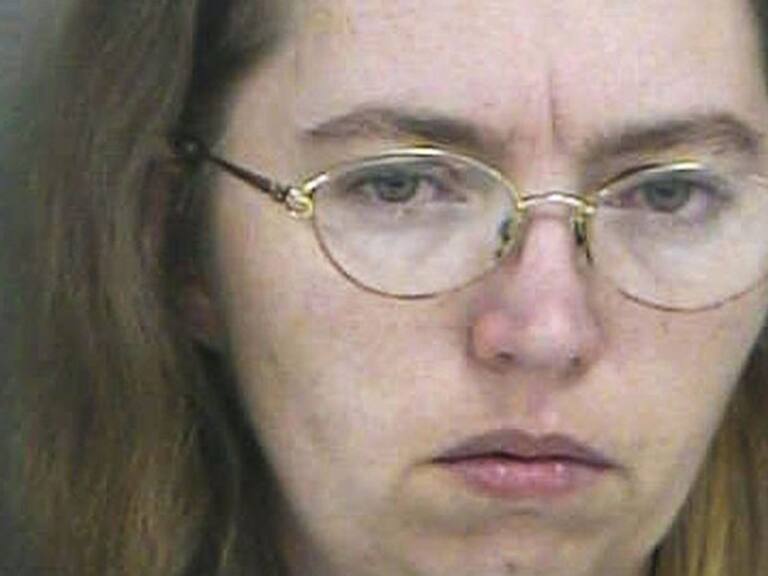 KANSAS CITY, KS - In this handout photo provided by the Wyandotte County Sheriff's Department, Lisa Montgomery appears in a booking photo released December 20, 2004 in Kansas City, Kansas. Montgomery, of Melvern, Kansas, is accused of murdering the pregnant Bobbie Jo Stinnett, cutting the fetus from her body, and claiming the live baby as her own. (Photo by Wyandotte County Sheriff's Department via Getty Images)