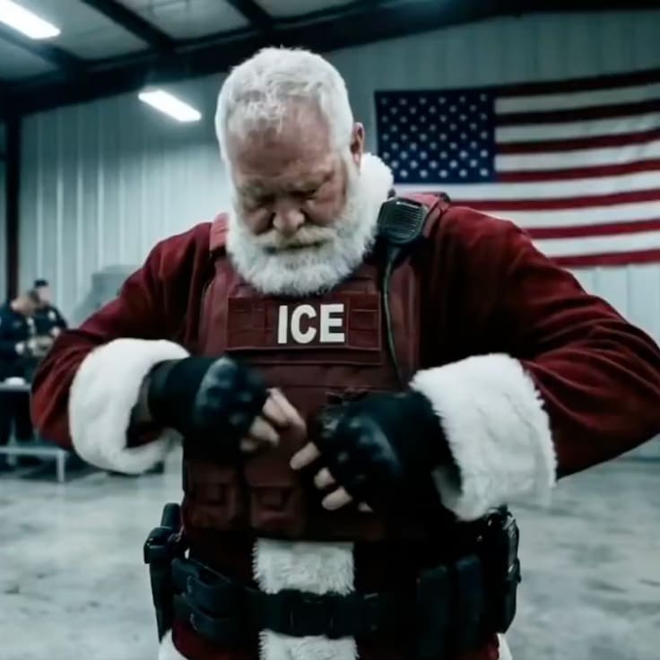 “Evite la lista de los traviesos”: ICE vuelve a desatar polémica en EE. UU. con polémico video con el Viejo Pascuero
