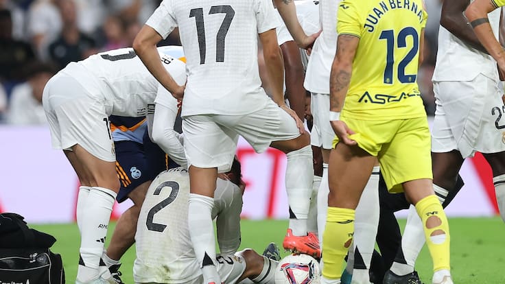 “El vestuario está triste”: Real Madrid festeja ante Villarreal, pero sufre por la lesión de Dani Carvajal