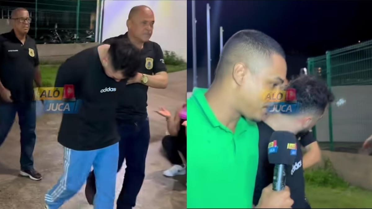 Graban gesto racista de hincha de O’Higgins: fue arrestado y se defendió ante periodista brasileño