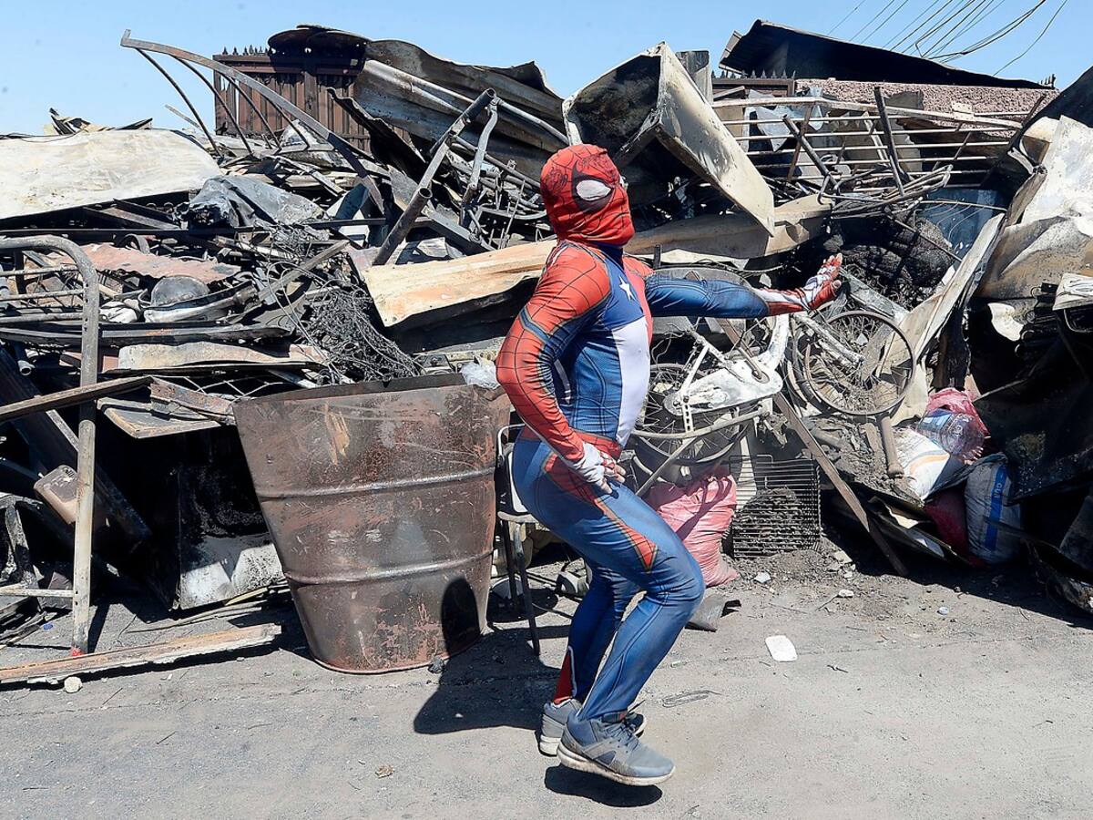 «Estúpido y Sensual Spiderman» mostró su «antes y después» en cuarentena