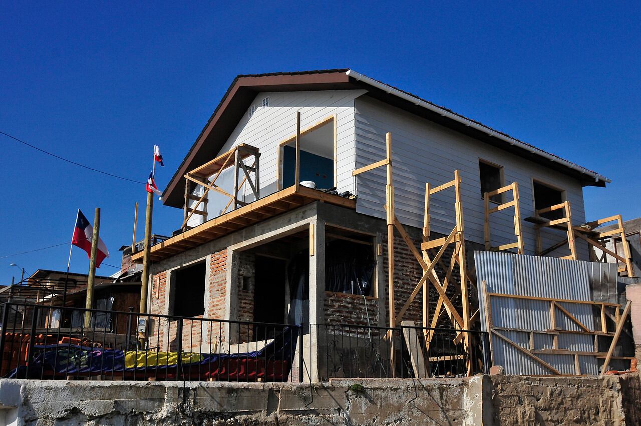 Casa en construcción (referencial)