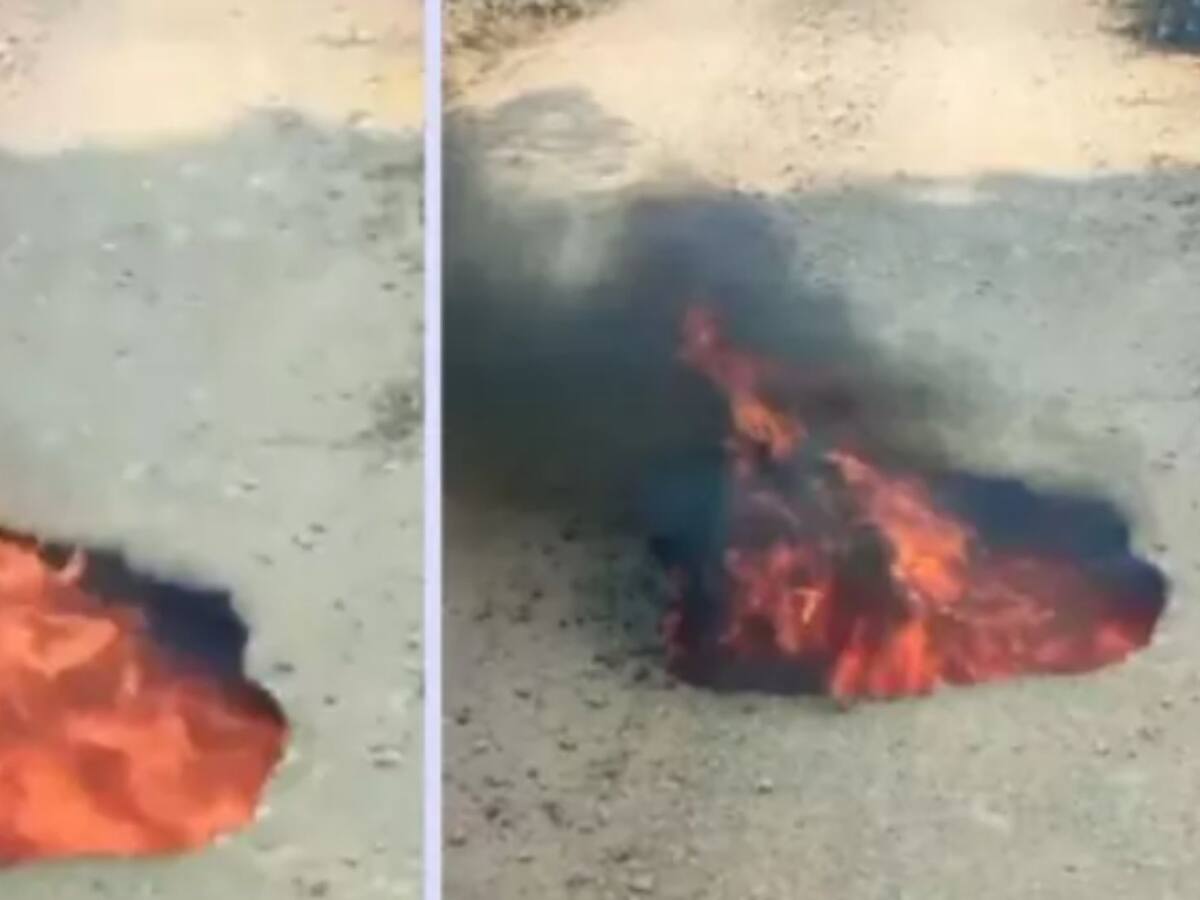«Se hizo un tremendo hoyo acá»: impactante registro de incendio en Quillón