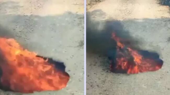 Quillón, forado en el pavimento, Ñuble, Santa Ana, alerta preventiva ante las altas temperaturas, zona centro-sur, p