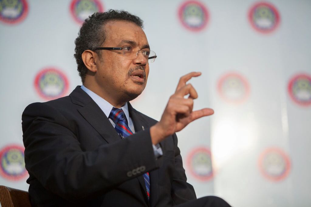 El titular de la Organización Mundial de la Salud, Tedros Adhanom