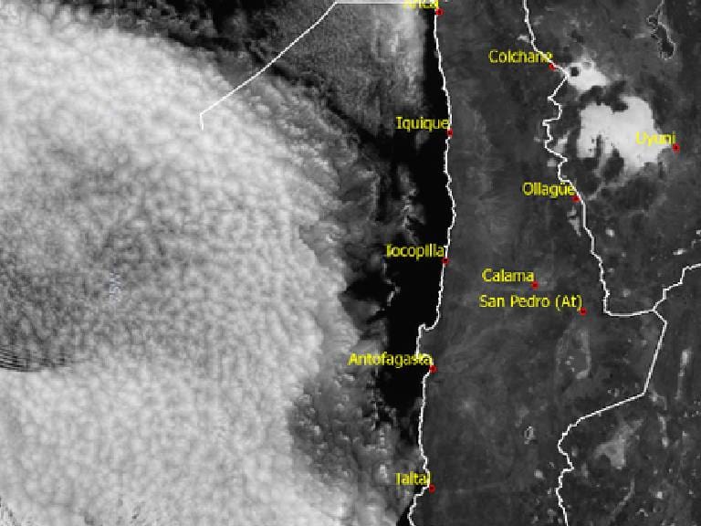 Peculiar fenómeno atmosférico en el norte desconcierta en redes sociales: Dirección Meteorológica lo explica