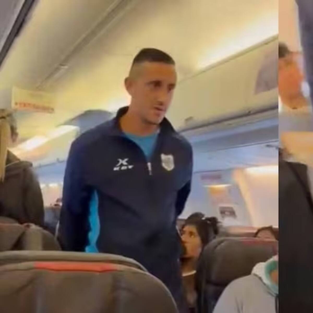 Detienen a futbolista por gritar “bomba” antes del despegue de un avión: club evalúa rescindir su contrato