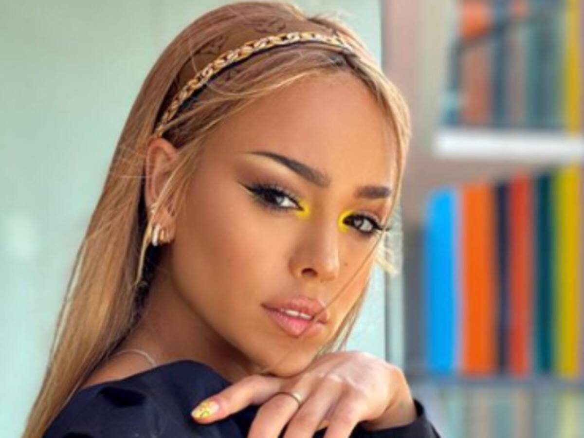 Danna Paola sorprendió con look idéntico al que usaba Dua Lipa hasta hace algunos meses