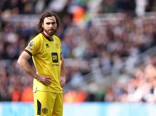 Ben Brereton, junto al Sheffield United, concretaron su descenso a la segunda división de fútbol inglés | Getty Images