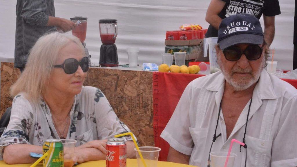 Patricio Manns y Alejandra Lastra