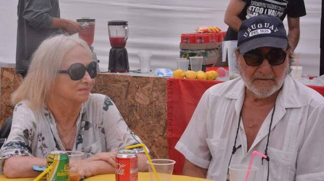 Patricio Manns y Alejandra Lastra