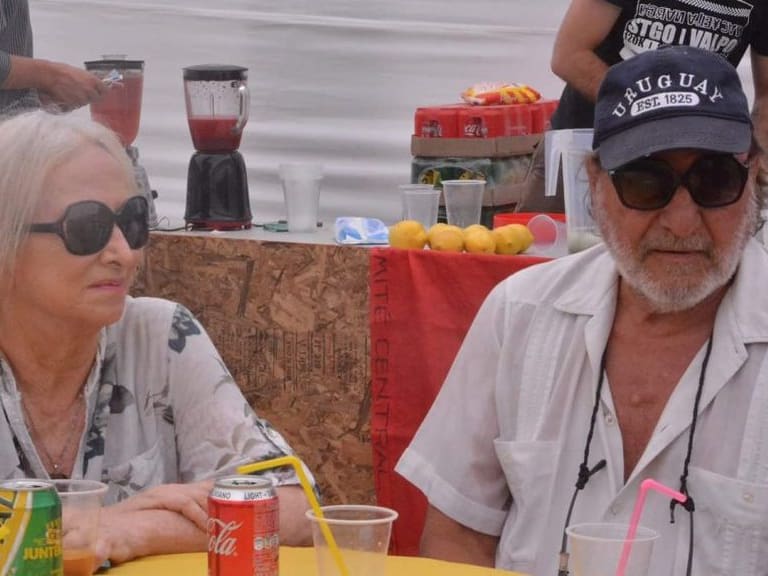Patricio Manns y Alejandra Lastra