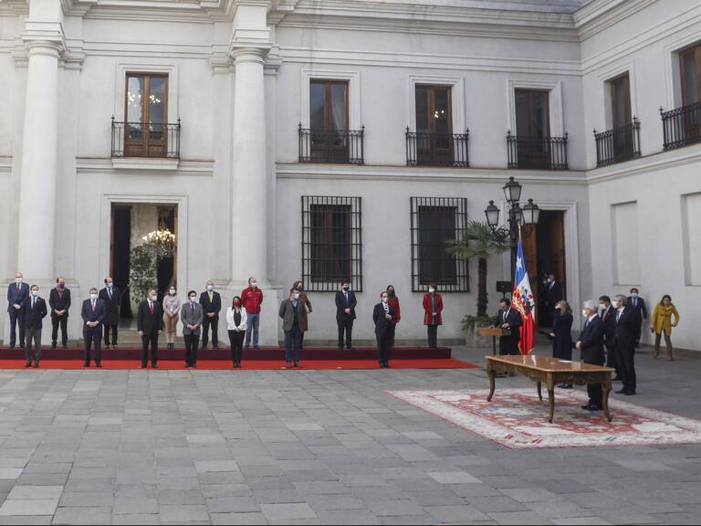 04 de Junio de 2020/SANTIAGO Ministros llegan al Patio los Cañones para un nuevo cambio de gabinete en medio de la pandemia por Covid-19 que vive el país
FOTO:SEBASTIAN BELTRAN/AGENCIAUNO